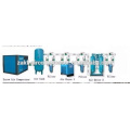 r407c hermetic rotary screw air compressor machines with freeze dryer